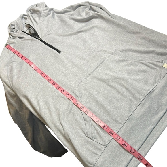 VUORI | Men’s Ponto Performance 1/2 Zip Hoodie - Heathered Grey - Sz Large - Picture 8 of 8